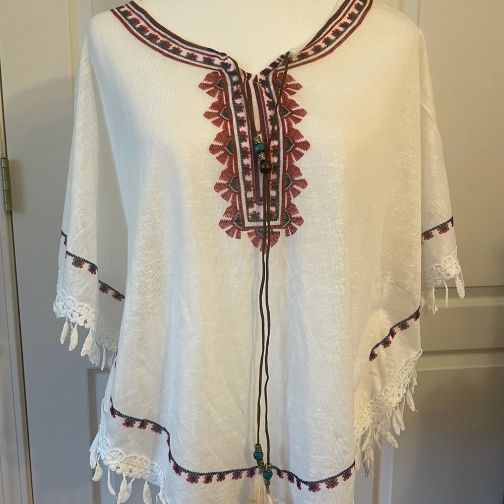 CUTE VINTAGE PONCHO FOR SUMMER